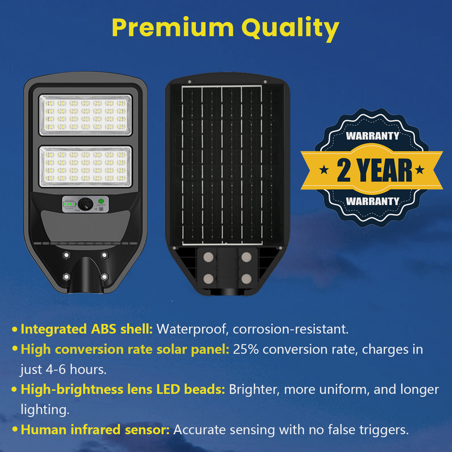 Integrated Solar Street Light