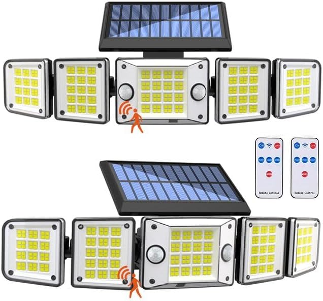 5 Heads Solar Flood Lights