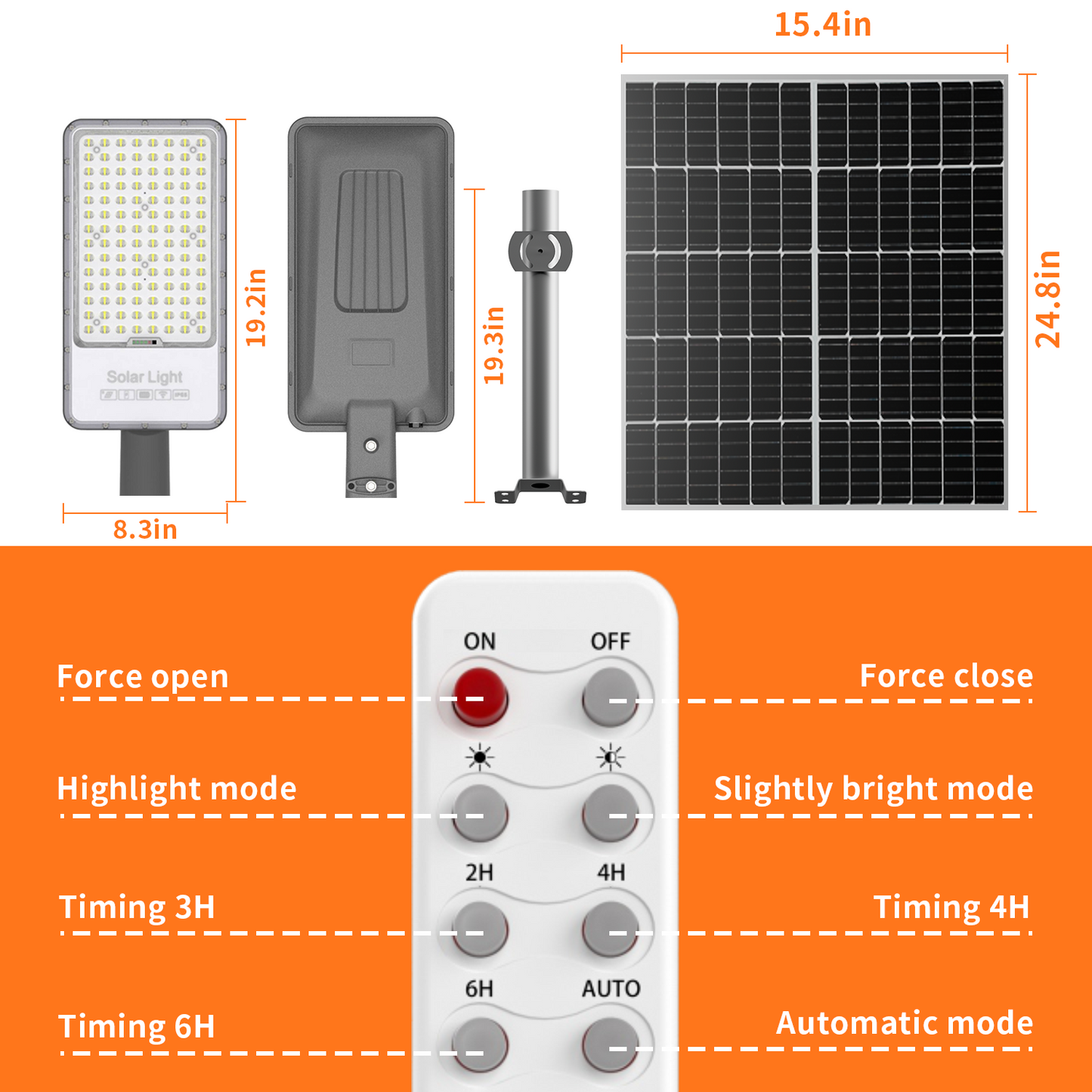 All Aluminum Split-Type Solar Street Light