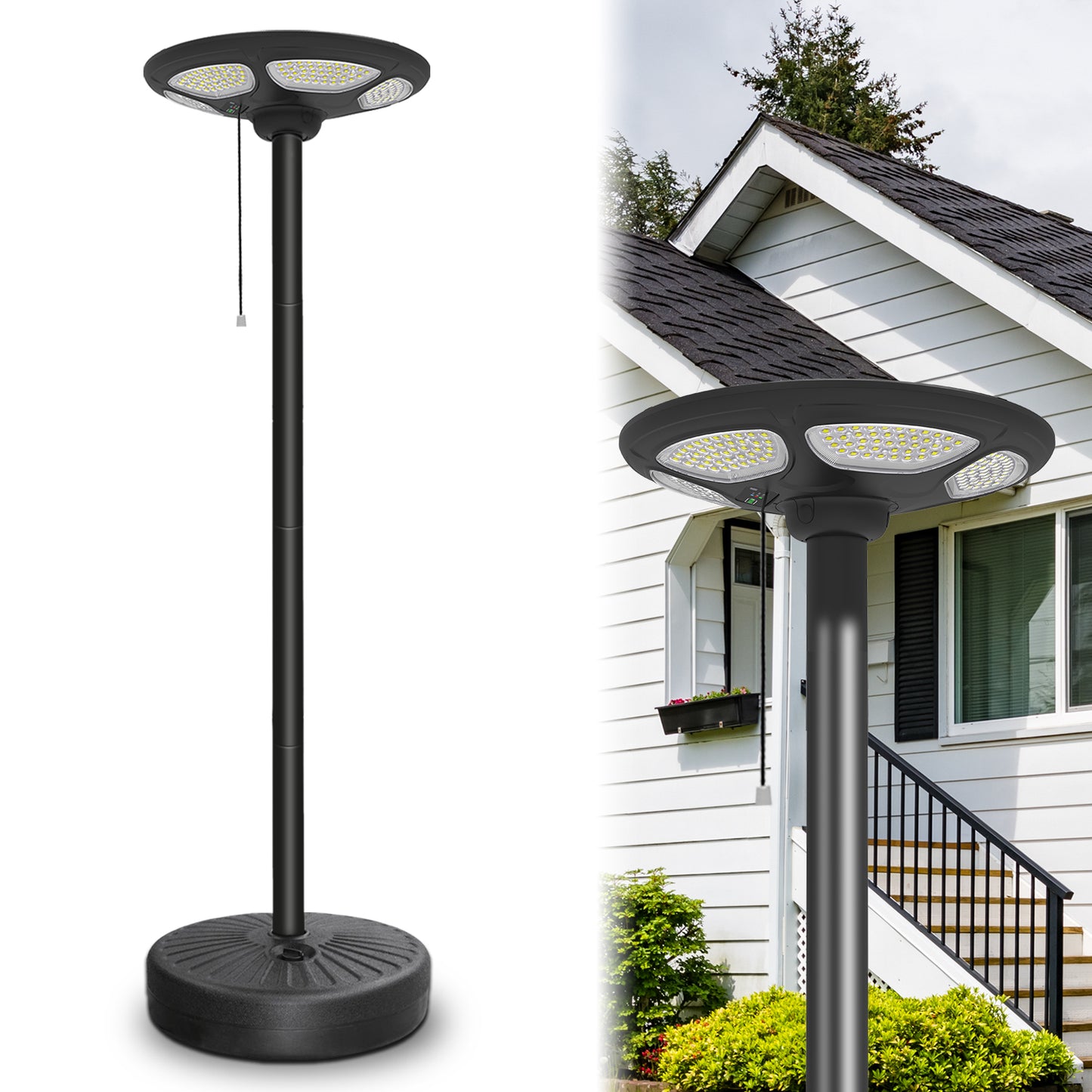Solar Garden Post Light