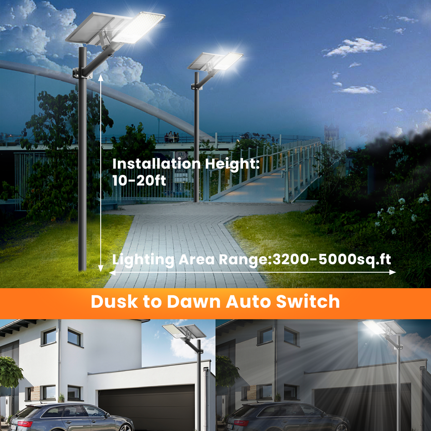 All Aluminum Split-Type Solar Street Light