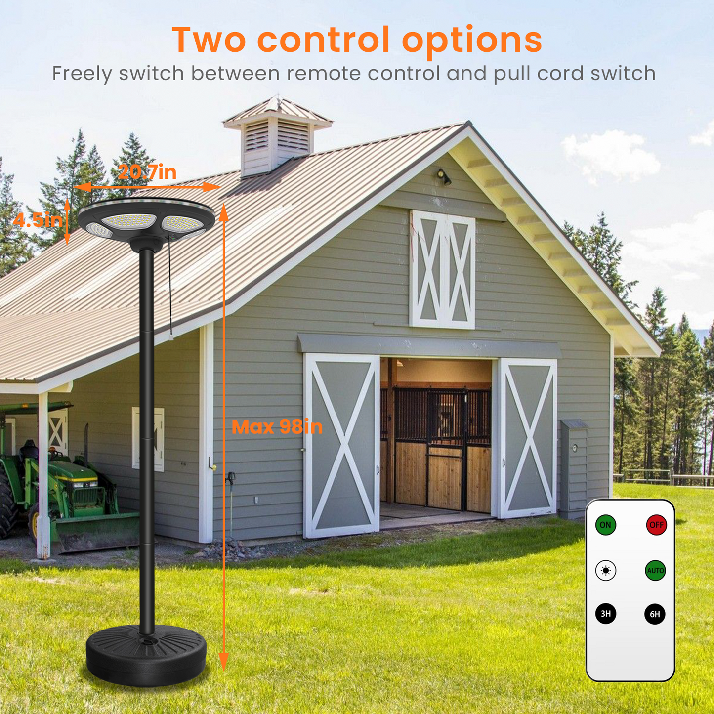 Solar Garden Post Light